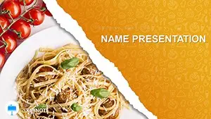Pasta Carbonara Bolognese Keynote Template for Presentation | Download Now