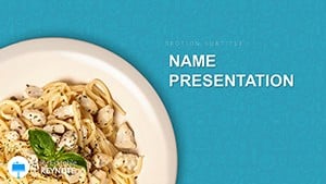Beef Stir Fry with Noodles Keynote template