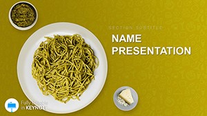 Spaghetti Recipe Keynote Template - Download Presentation