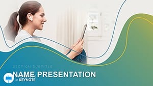 Multimedia Presentation Keynote template - Themes