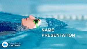 Swimming Sport Keynote Template - Presentation Themes