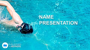 Swimmer Pool Keynote templates - Themes