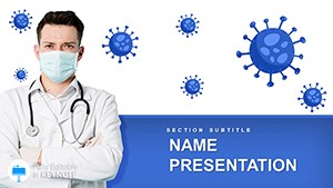 Medicine: Symptoms of Coronavirus Keynote template