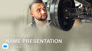 Auto Diagnostic and Repair Keynote template