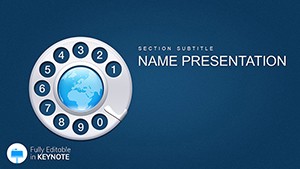 Call Centre Phone Service Keynote Template