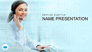 Contact Center Direct Call Keynote template