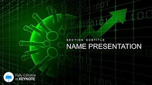 Create Stunning Virus Statistic Keynote Template for Presentation