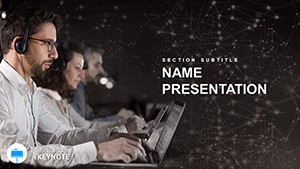 Phone call customer service Keynote template