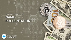 Cryptocurrency Trading Platform Keynote templates and themes