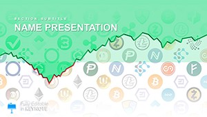 Cryptocurrency Prices Live Keynote themes and template