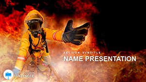 Bushfire and wildfire risks Keynote templates