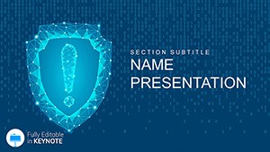 Online Security Keynote template and Themes