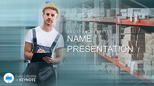 Order Delivery Keynote template and Themes