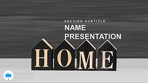 Home Keynote template presentation