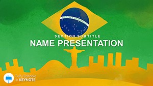 Brazil Vacation Travel Guide Keynote themes and templates