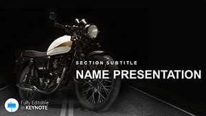 Motorcycles for Sale Keynote templates