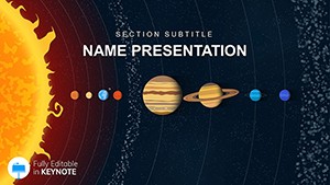 Solar System Planets Keynote Template