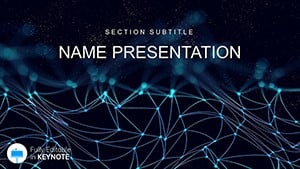 Luminescent Filaments Keynote themes and template