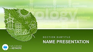 Ecology Types of Ecosystem Keynote Template - Download Presentation