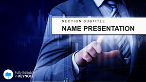Business Project Manager Keynote Template for Presentation