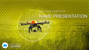 Download Drone with Camera Keynote Presentation Template
