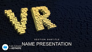 Virtual Reality (VR): technology Keynote template