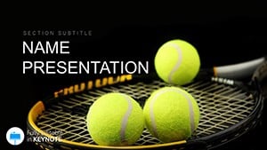 Tennis Keynote template presentation