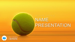Tennis Ball Keynote Presentation Template