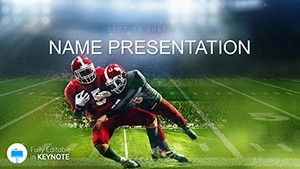 American Football Keynote presentation template
