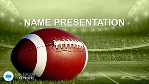 American Football Ball Keynote template