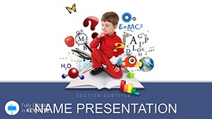 Online Education Keynote presentation template