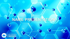 Background chemistry Keynote presentation template
