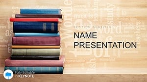Bookstore Keynote presentation template