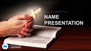 Prayer Ministry Keynote Template for Presentation
