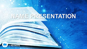 Books to Read Keynote presentation template