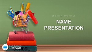 School Supply and Teacher Supplies Keynote Templates | Presentation Design Download