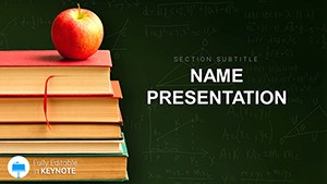 Math Lessons Keynote presentation template