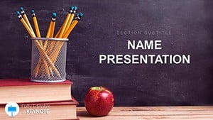 Education Lesson Plans Keynote presentation template