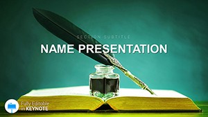 Story Writing Keynote Template - Download Design