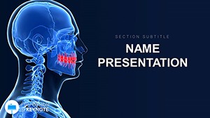 Background Jaw Problems template for Keynote presentation