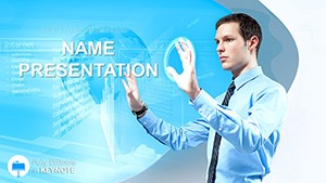 Marketing Research Process Keynote template