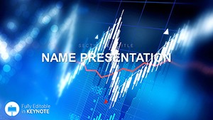 Securities Share Price Keynote presentation template
