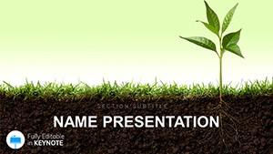 Growth and development Keynote presentation template