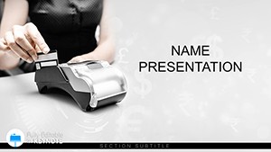 Credit Card Terminal Keynote Template for Presentation