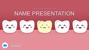Healthy and Sick Teeth Keynote Themes for Health Presentations | Download
