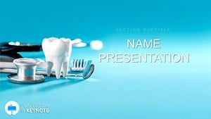 Dentist Clinic Keynote themes and template