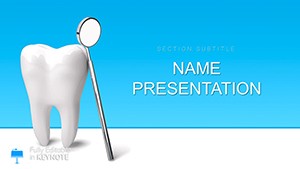Clinic Dentists Keynote presentation template