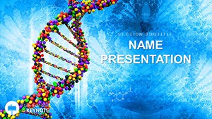 DNA and Genes Code templates for Keynote presentation
