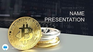 Bitcoin Crypto Lending Keynote themes and template