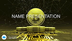 Crypto Exchange Bitcoin Keynote template and themes